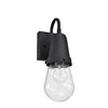 Chloe Lighting CH2S297BK13-OD1 Jeffree Transitional 1 Light Textured Black Outdoor Wall Sconce 13`` Height