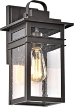 Chloe Lighting CH2S299RB13-OD1 Brian Transitional 1 Light Rubbed Bronze Outdoor Wall Sconce 13`` Height