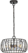 Chloe Lighting CH2S842RB16-UP3 Kennedy Transitional 3 Light Rubbed Bronze Ceiling Pendant Fixture 14`` Width