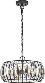 Chloe Lighting CH2S842RB16-UP3 Kennedy Transitional 3 Light Rubbed Bronze Ceiling Pendant Fixture 14`` Width