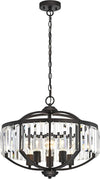Chloe Lighting CH2S843RB20-UP5 Kenna Transitional 5 Light Rubbed Bronze Ceiling Pendant Fixture 20`` Width