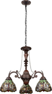 Chloe Lighting CH32825DB24-DC3 Anisoptera Purity3-Light Mini Chandelier 24