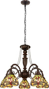 Chloe Lighting Anisoptera Purity 5-Light Large Chandelier 27"