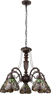 Chloe Lighting CH32825DB27-DC5 ANISOPTERA Purity 5-Light  Dark Bronze Finish Large Chandelier 27