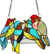 tiffany bird window accent