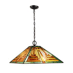 Chloe Lighting CH3T118GM16-DP2 Mission Copper-Foiled Blackish Bronze Ceiling Pendant Fixture