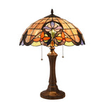 Chloe Lighting CH3T231BV16-TL2 Monroe Tiffany-style Dark Bronze 2 Light Victorian Table Lamp 16" Shade