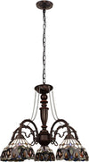 Chloe Lighting CH3T353BV27-DC5 Serenity Victorian-Style 5-Light Dark Bronze Finish Large Chandelier 27" Wide