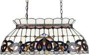 Handcrafted Floral Glass Pendant Light for Dining or Bar