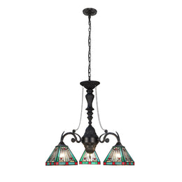 tiffany style mini chandelier