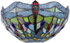 Chloe Lighting CH3T471GD12-WS1 Empress Dragonfly Tiffany-Style Dark Bronze 1 Light Wall Sconce 12" Wide