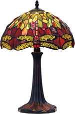 Chloe Lighting CH3T471RD12-TL1 EMPRESS Tiffany-Style Dark Bronze 1 Light Table Lamp 12" Shade