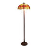 Chloe Lighting CH3T471RD18-FL2 "empress" Tiffany-Style Dragonfly 2 Light Floor Lamp 18" Shade