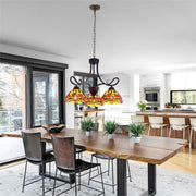 Chloe Lighting CH3T471RD24-DD3 EMPRESS Dragonfly Tiffany-Style Dark Bronze 3 Light Mini Chandelier 24