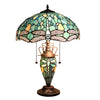 Chloe Lighting CH3T524GD16-DT3 Dragonfly Copper-Foiled Dark Bronze Double Lit Table Lamp