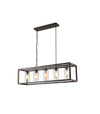 Chloe Lighting CH6H804AW42-DP5 Farmhouse-Style 4 Light Semi-Flush Fixture 24" Wide