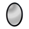 Chloe's Reflection CH8M007CH34-VOV Contemporary-Style Cherry Finish Oval Wall Mirror 34" Tall
