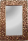 Chloe's Reflection CH8M012GZ36-VRT Contemporary-Style Rectangle Antique Golden Finish 36"
