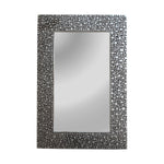 Chloe's Reflection CH8M012SV36-VRT Contemporary-Style Rectangle Antique Silver Finish 36"