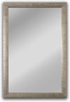 Chloe's Reflection CH8M021SV35-VRT Contemporary Silver Finish Rectangle Framed Wall Mirror 35" Width