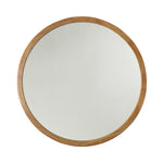 Chloe`s Reflection CH8M830OW28-FRD Oak Finish Framed Wall Mirror 28" Height