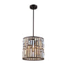 Contemporary 4-Light Mini Pendant – Chloe Jocelyn Bronze Ceiling Fixture