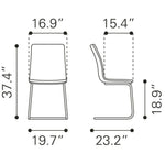 Contemporary Dining Seating – Black Chair Set of 2