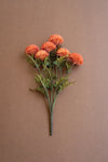 Orange Faux Dahlia Stems – Bundle of Seven