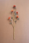 Tall Artificial Flower Spray – Orange/Red