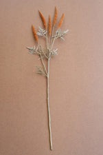 Artificial Wheat Flower Spray 32"L – Autumn Orange, Set of 6 by Kalalou
