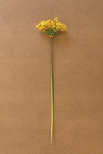 Artificial Yellow Scallion Flower – 31" Tall Faux Floral Stem by Kalalou