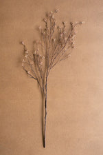Artificial Budding Branch Stem – 40" Tall Brown Faux Floral Accent, Set of 6 by Kalalou