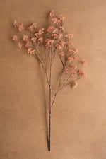 Faux Rice Flower Stem – 40" Tall Decorative Floral Accent by Kalalou