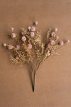 Kalalou Artificial Pink Melaleuca Spray – Faux Floral Stem