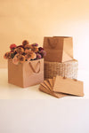 10 Inch Gift Bag – Brown Kraft Paper with Cotton Handles
