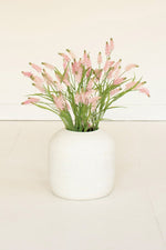 Artificial Floral Lavender Bundle Pink Set of 6 -16.5" Tall Faux Stems by Kalalou