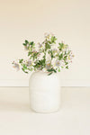 White Artificial Passion Flower Spray for Decorative Vase