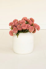Bundle of 7 Artificial Dahlias Blush 17.5" Tall Faux Floral Stems by Kalalou