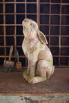 Stone-Look Bunny Sculpture – Outdoor Garden Accent by Kalalou