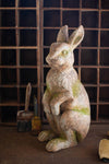 Garden Bunny Statue 20.5"H – Textured Resin Outdoor Figurine