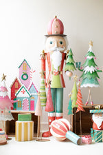 Kalalou festive Christmas tree trios for mantel or tabletop