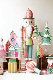 Kalalou festive Christmas tree trios for mantel or tabletop