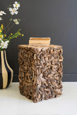 Natural Sculpted Root Wood Pedestal – Display Riser – 19.5" Tall by Kalalou