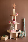 Rustic wooden Christmas tree display by Kalalou