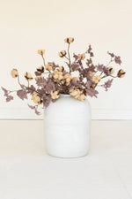 Faux Botanical Spray – Warm Tone Bloom Mix – 25" Tall Decorative Accent Set of 6 by Kalalou