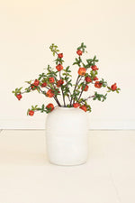 Artificial Pomegranate Spray – Orchard Inspired Faux Fruit – 39" Tall by Kalalou