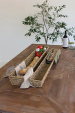 Handwoven Seagrass Bread Basket Set of Two by Kalalou