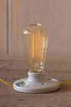 40 watt Edison filament bulb with warm glow for retro home decor
