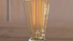 Decorative Edison bulb with filament pattern for industrial and vintage decor

