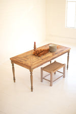 Handcrafted Reclaimed Wood Dining Table – 30.5" Tall by Kalalou